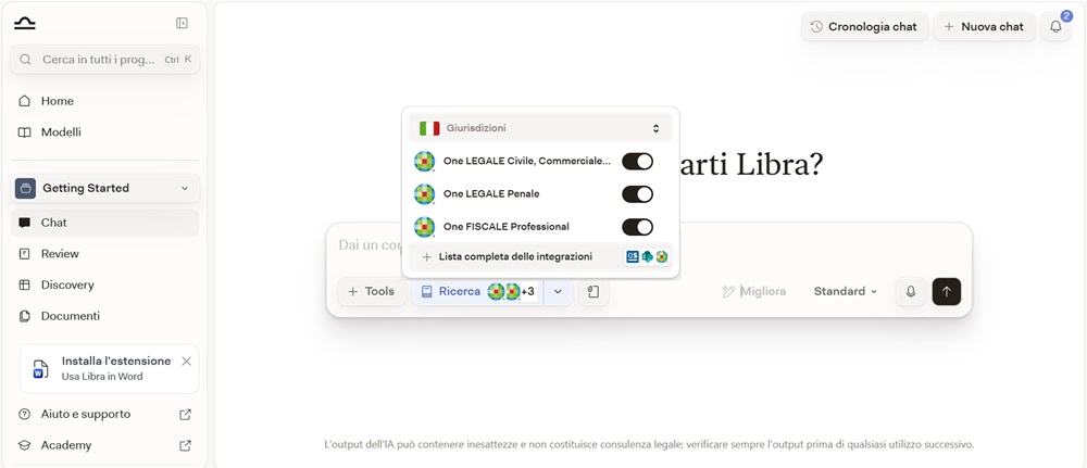 collegamento Libra